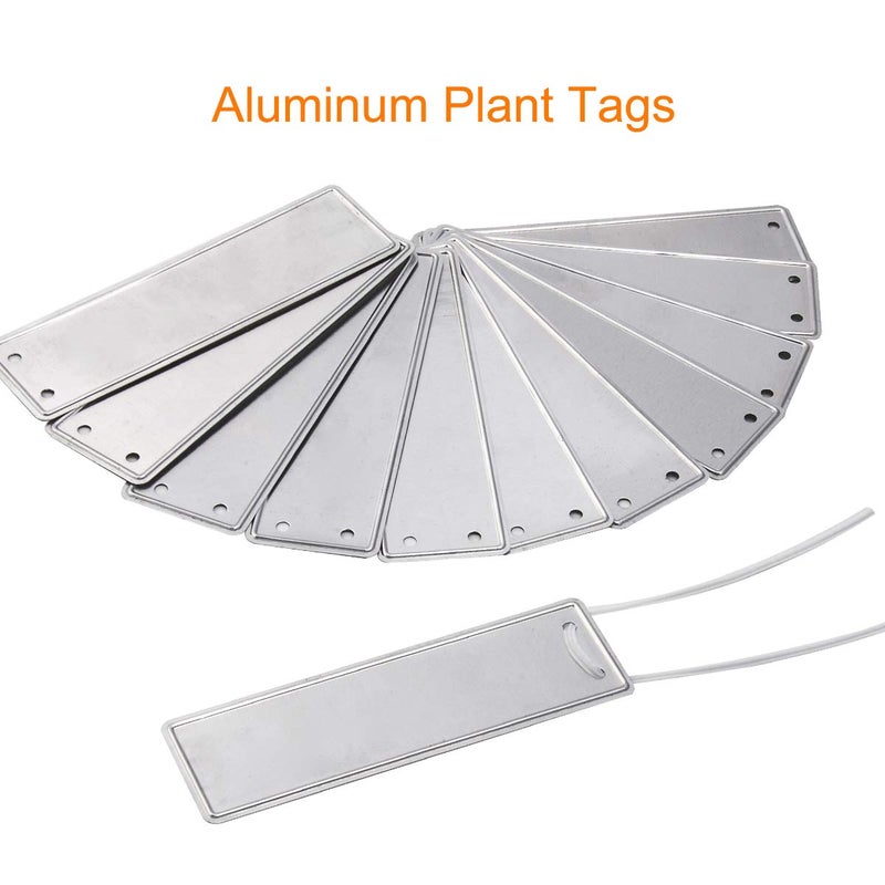 Coolrunner Plant Labels, Aluminum Plant Tags with 6 Inch Wires (100) - Image 5